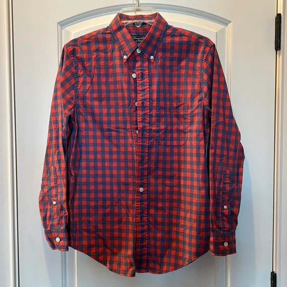 abercrombie and fitch check shirts